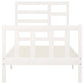 Bedframe Massief Grenenhout Wit 90X200 Cm