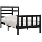 Bedframe Massief Hout Zwart 90X200 Cm