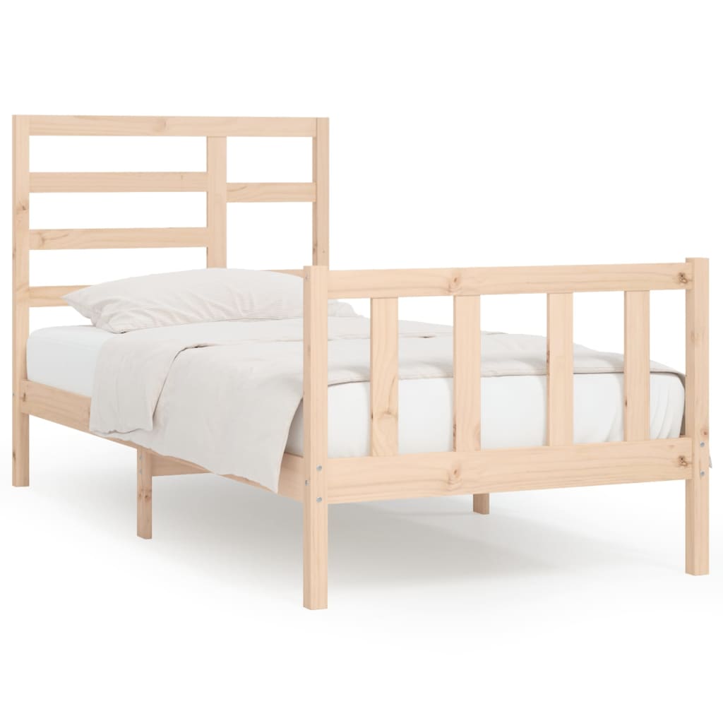 Bedframe Massief Grenenhout 100X200 Cm