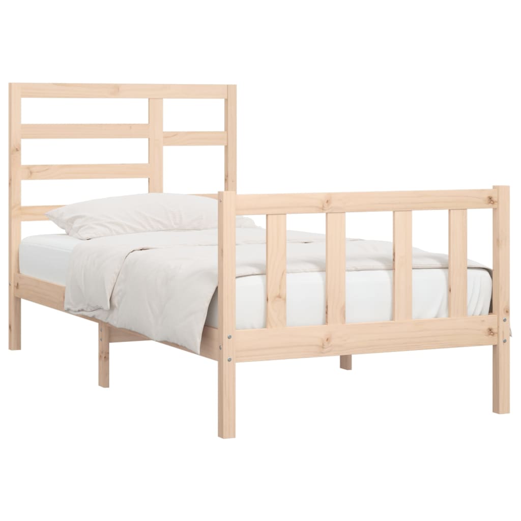 Bedframe Massief Grenenhout 100X200 Cm