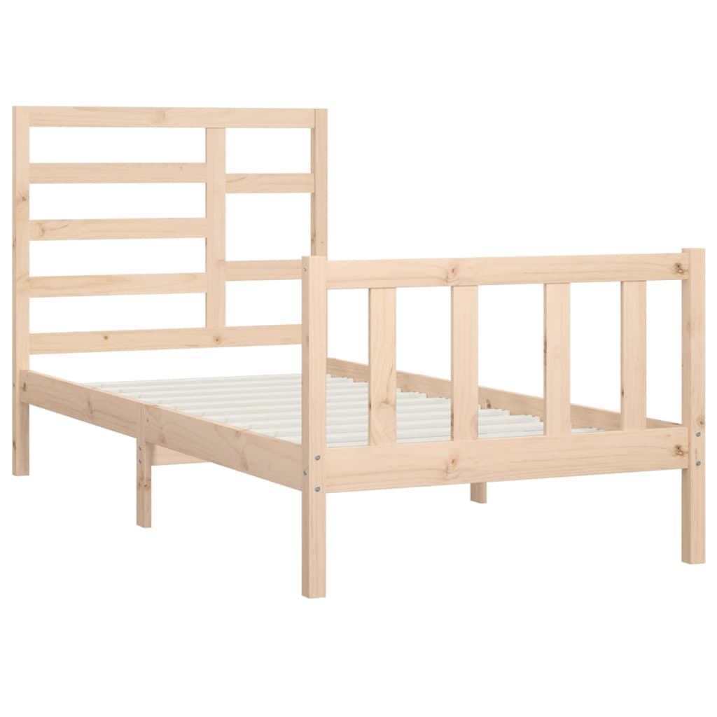 Bedframe Massief Grenenhout 100X200 Cm