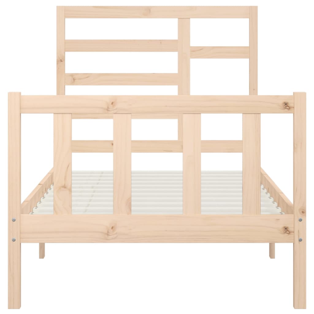 Bedframe Massief Grenenhout 100X200 Cm