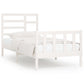 Bedframe Massief Grenenhout Wit 100X200 Cm