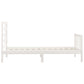Bedframe Massief Grenenhout Wit 100X200 Cm