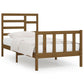 Bedframe Massief Grenenhout Honingbruin 100X200 Cm