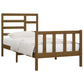 Bedframe Massief Grenenhout Honingbruin 100X200 Cm