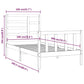 Bedframe Massief Grenenhout Honingbruin 100X200 Cm