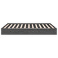 Bedframe Massief Hout Grijs 160X200 Cm