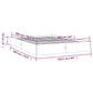 Bedframe Massief Hout Grijs 160X200 Cm
