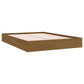 Bedframe Massief Hout Honingbruin 160X200 Cm