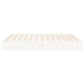 Bedframe Massief Hout Wit 150X200 Cm 5Ft King Size