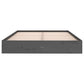 Bedframe Massief Hout Grijs 140X200 Cm
