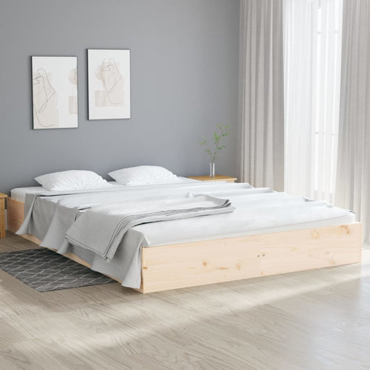 Bedframe Massief Hout 120X200 Cm
