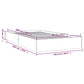 Bedframe Massief Hout 90X200 Cm