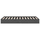 Bedframe Massief Hout Grijs 90X200 Cm