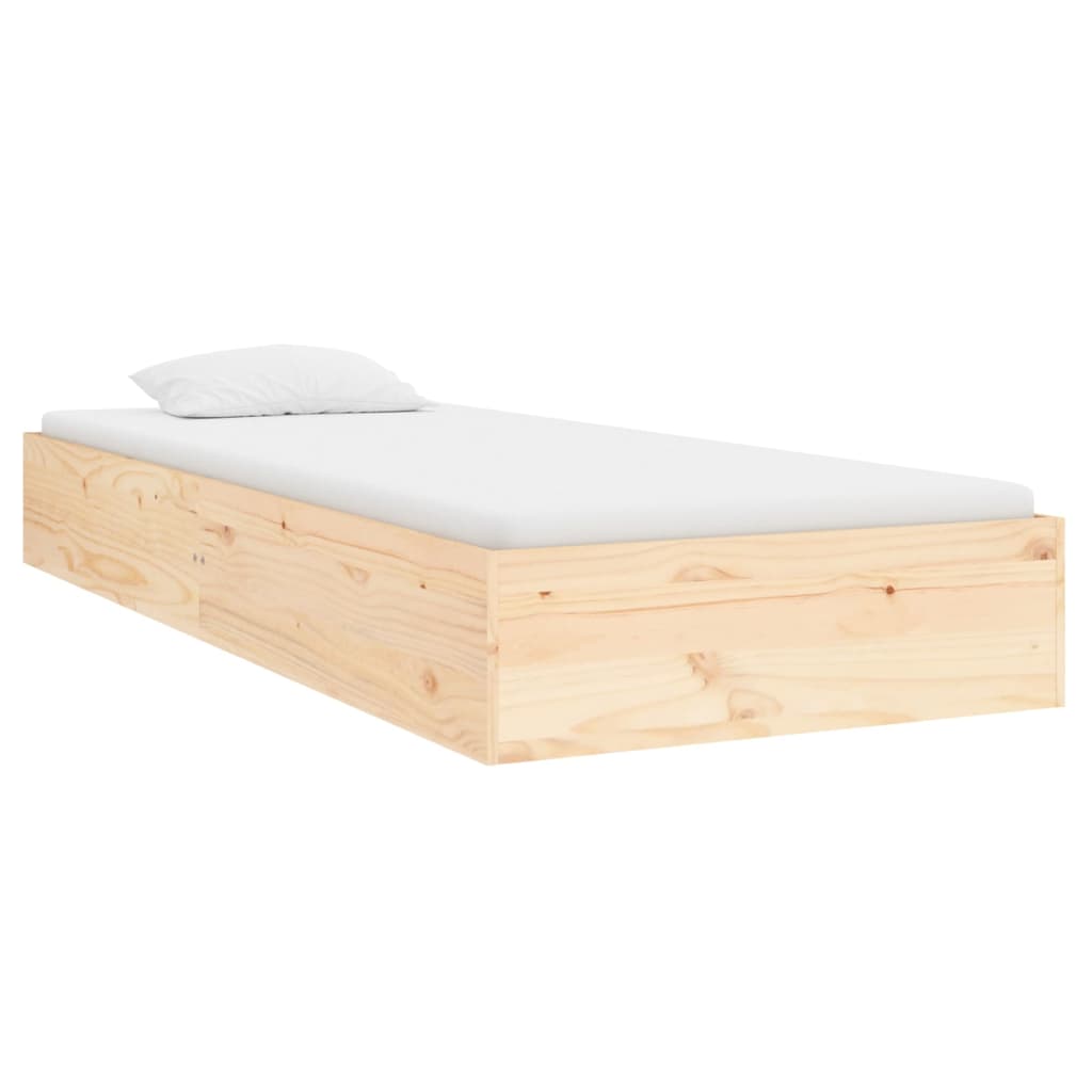 Bedframe Massief Hout 75X190 Cm 2Ft6 Small Single