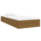 Bedframe Massief Hout Honingbruin 75X190 Cm 2Ft6 Small Single