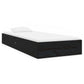 Bedframe Massief Hout Zwart 75X190 Cm 2Ft6 Small Single