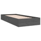 Bedframe Massief Hout Grijs 90X190 Cm 3Ft Single