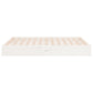 Bedframe Massief Hout Wit 140X190 Cm