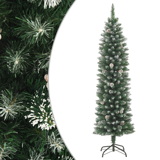 Kunstkerstboom Smal Met Standaard 120 Cm Pvc