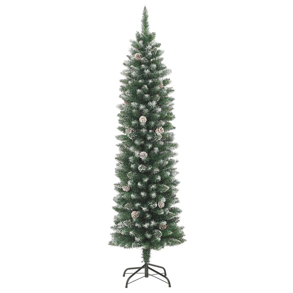 Kunstkerstboom Smal Met Standaard 120 Cm Pvc
