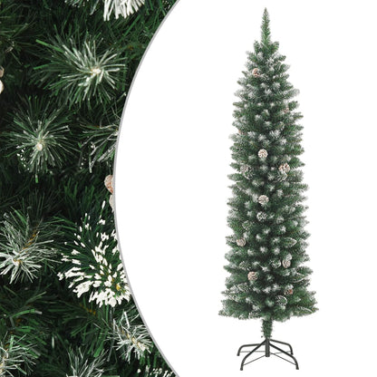 Kunstkerstboom Smal Met Standaard 150 Cm Pvc