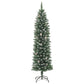 Kunstkerstboom Smal Met Standaard 180 Cm Pvc