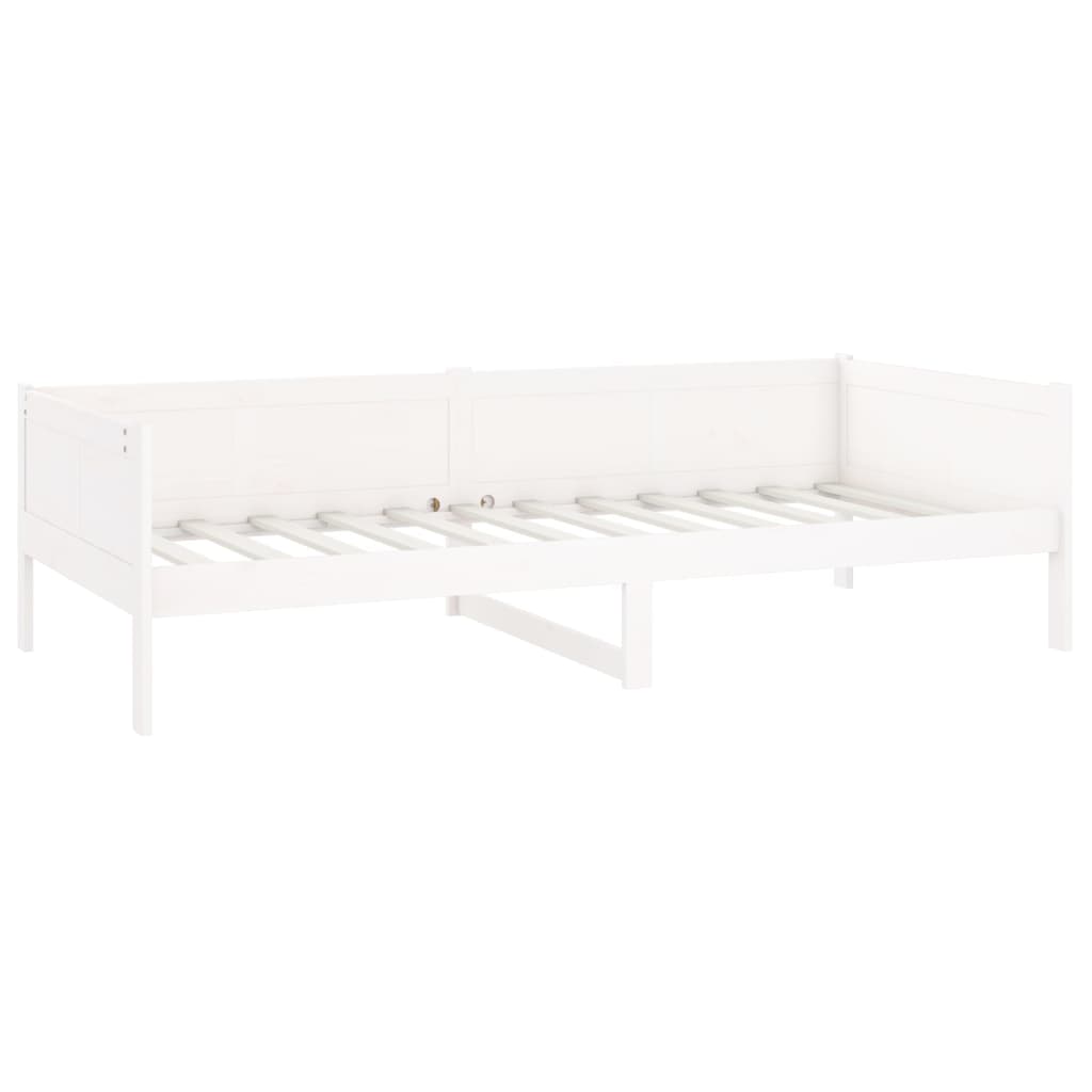 Slaapbank Massief Grenenhout Wit 80X200 Cm
