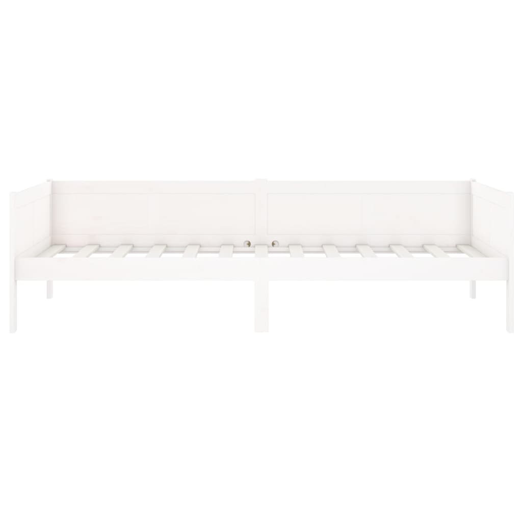 Slaapbank Massief Grenenhout Wit 90X190 Cm