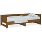 Slaapbank Uitschuifbaar Grenenhout Honingbruin 2X(90X200) Cm