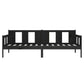 Slaapbank Massief Grenenhout Zwart 80X200 Cm