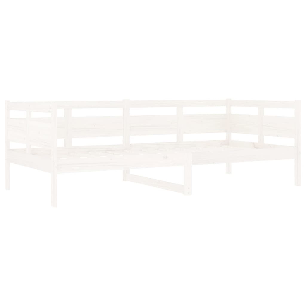 Slaapbank Massief Grenenhout Wit 90X200 Cm
