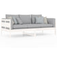 Slaapbank Massief Grenenhout Wit 90X200 Cm