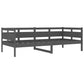 Slaapbank Massief Grenenhout Grijs 90X200 Cm