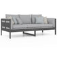 Slaapbank Massief Grenenhout Grijs 90X200 Cm