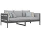 Slaapbank Massief Grenenhout Grijs 90X200 Cm