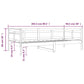 Slaapbank Massief Grenenhout Grijs 90X200 Cm
