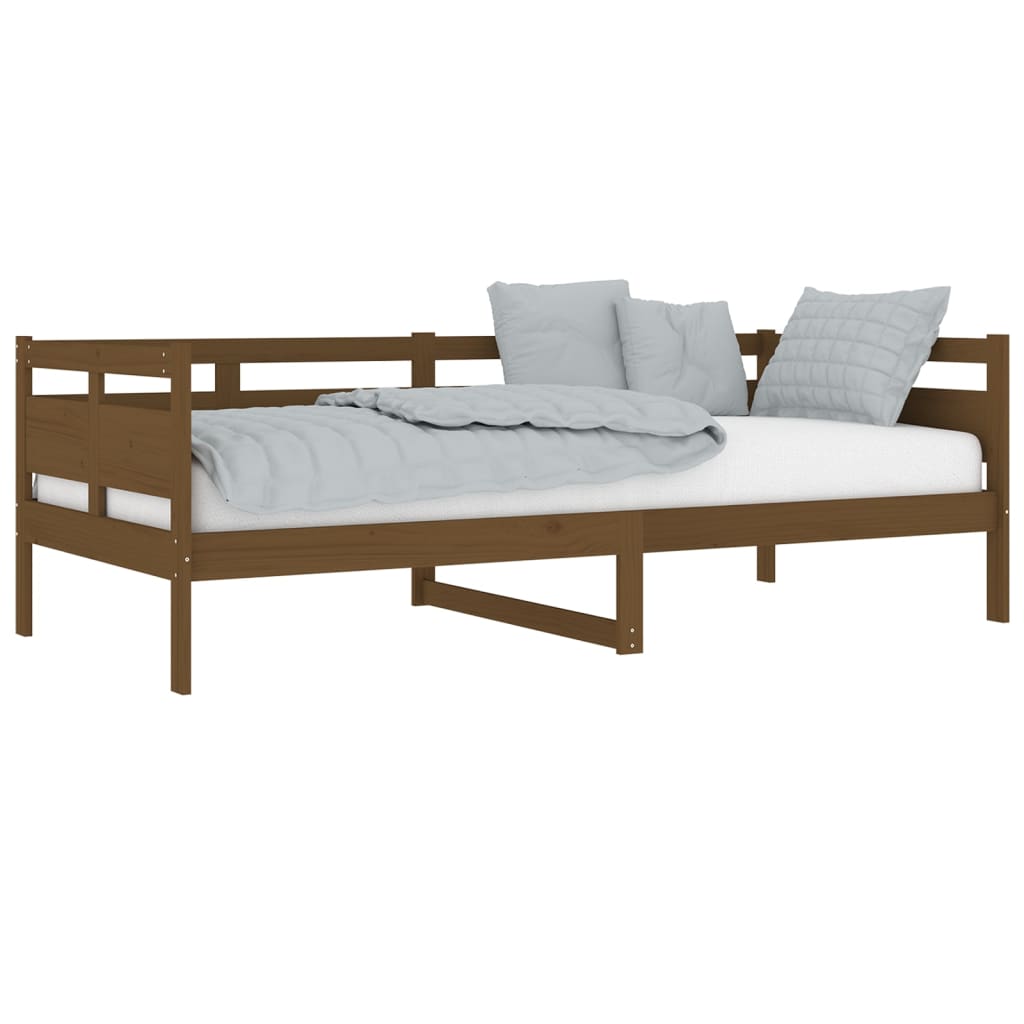 Slaapbank Massief Grenenhout Honingbruin 90X200 Cm