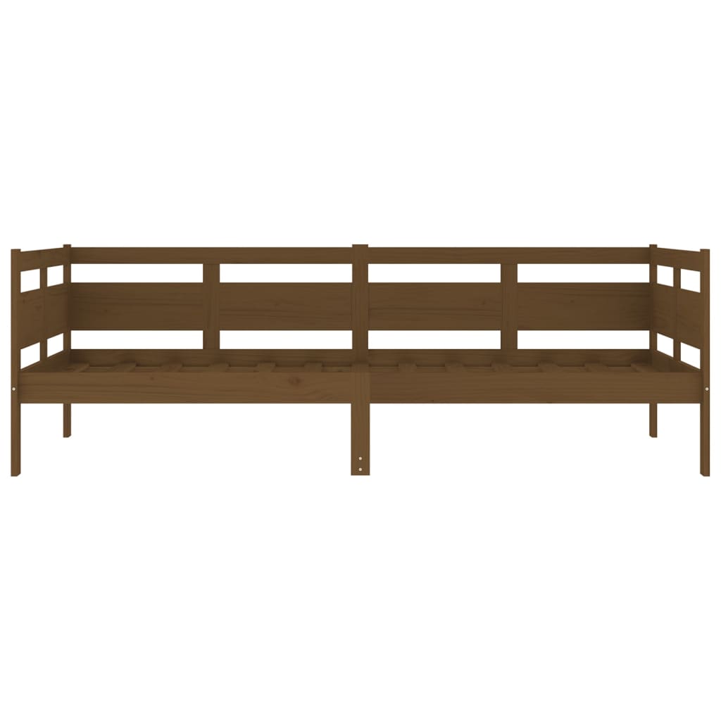 Slaapbank Massief Grenenhout Honingbruin 90X200 Cm