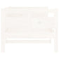 Slaapbank Massief Grenenhout Wit 80X200 Cm