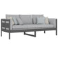 Slaapbank Massief Grenenhout Grijs 80X200 Cm