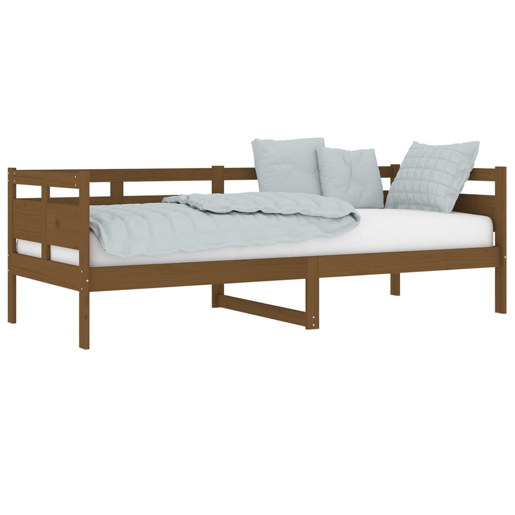Slaapbank Grenenhout Honingbruin 80X200 Cm