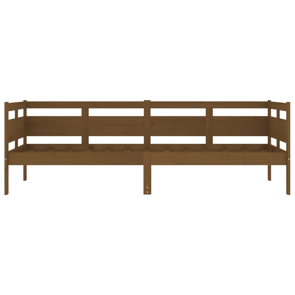 Slaapbank Grenenhout Honingbruin 80X200 Cm