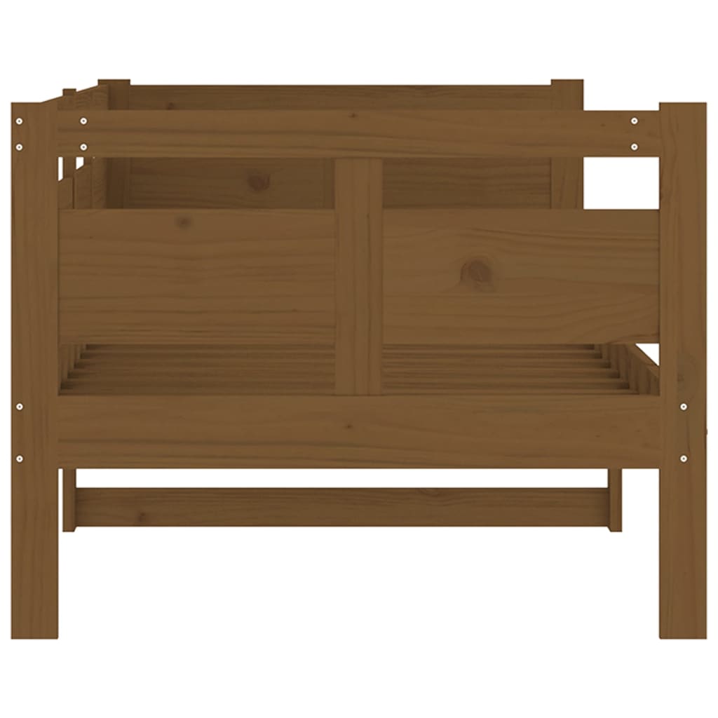 Slaapbank Grenenhout Honingbruin 80X200 Cm