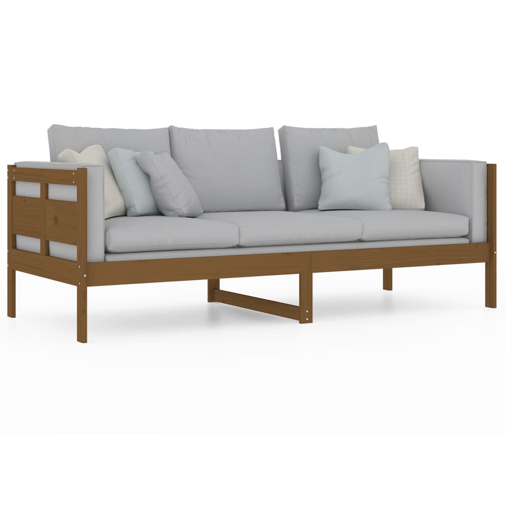 Slaapbank Grenenhout Honingbruin 80X200 Cm