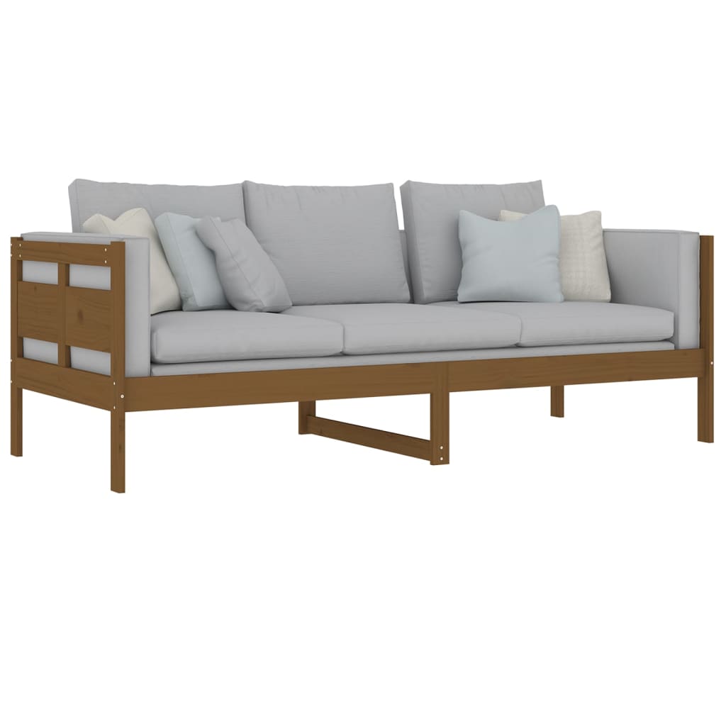 Slaapbank Grenenhout Honingbruin 80X200 Cm