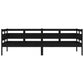 Slaapbank Massief Grenenhout Zwart 80X200 Cm