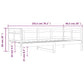 Slaapbank Massief Grenenhout 90X190 Cm