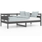 Slaapbank Massief Grenenhout Grijs 90X190 Cm